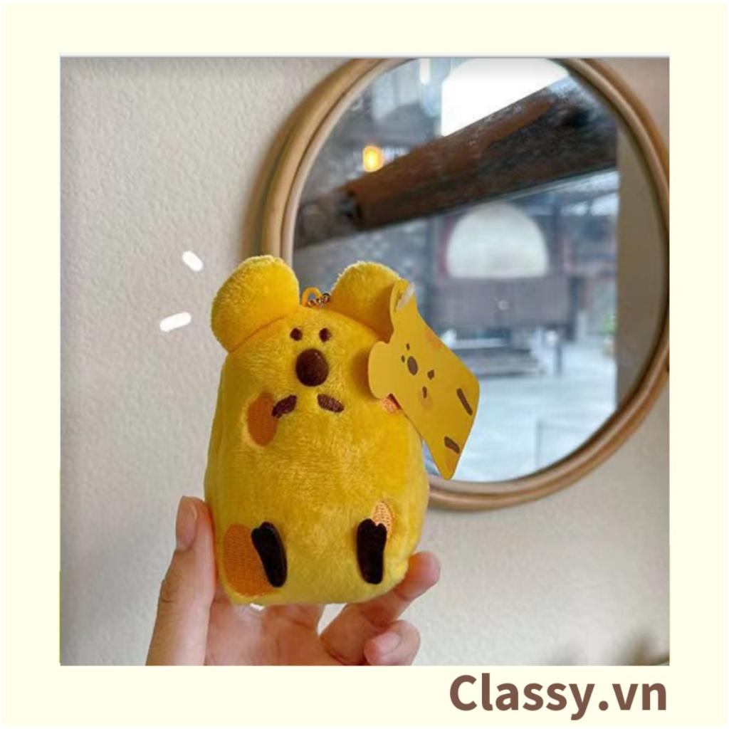 Móc khóa gấu bông nhỏ xinh, móc khóa balo, phụ kiện thời trang Classy PK1581