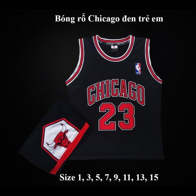Quần áo bóng rổ JustPlay Chicago trẻ em -