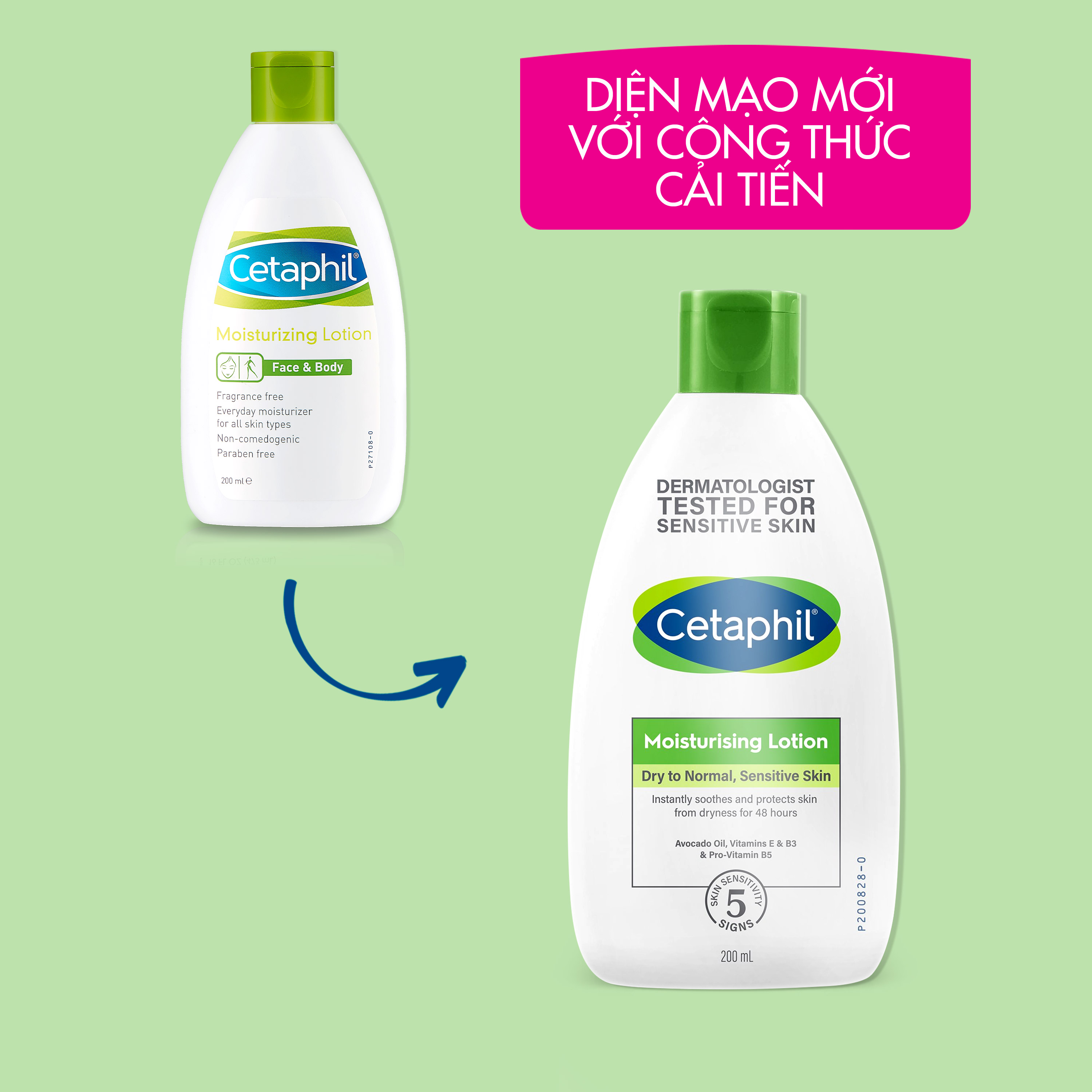 Sữa dưỡng ẩm cho da nhạy cảm Cetaphil Moisturizing Lotion 200ml