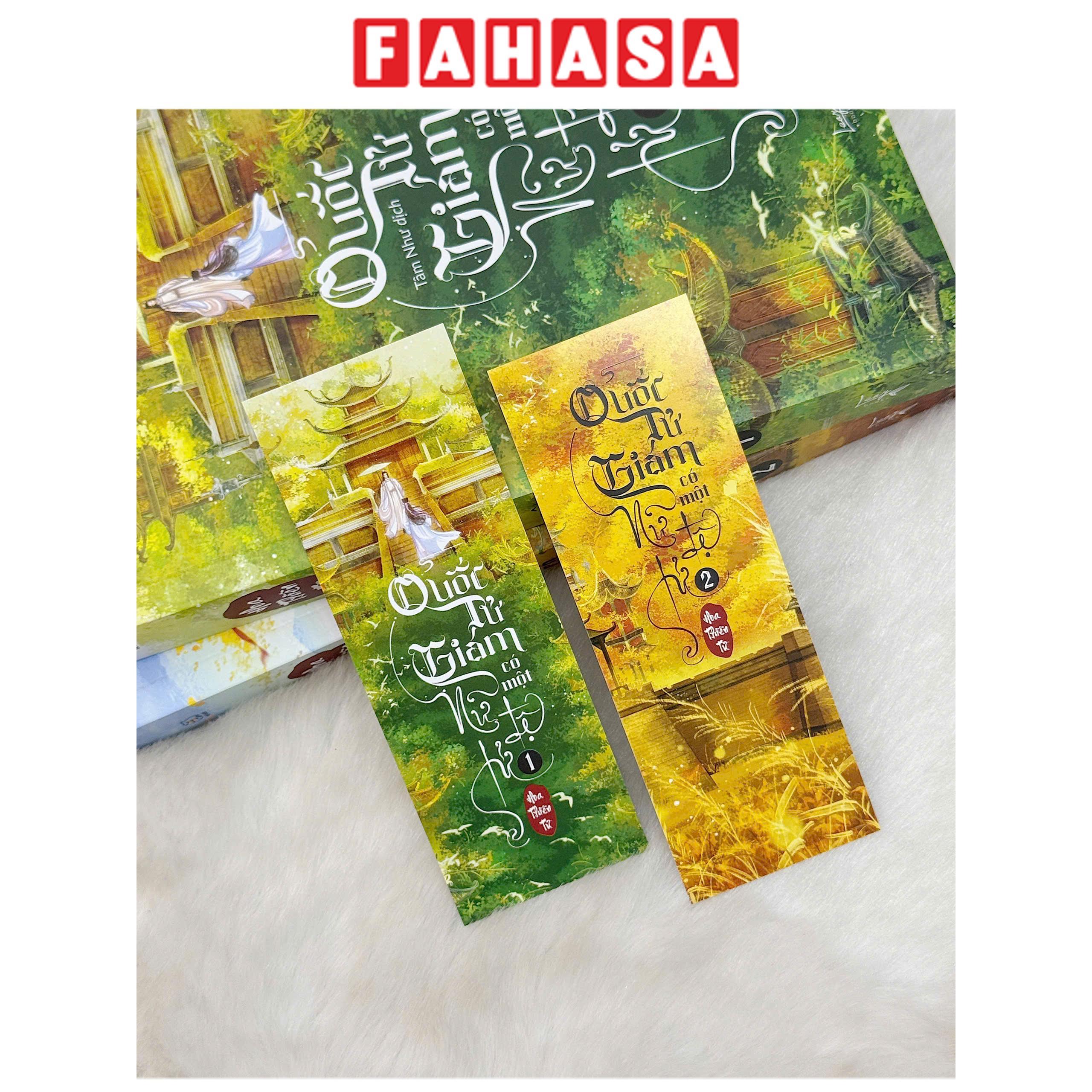 Sách - Bộ Sách Quốc Tử Giám Có Một Nữ Đệ Tử - Tập 1 + Tập 2 (Bộ 2 Tập) - Tặng Kèm 2 Bookmark