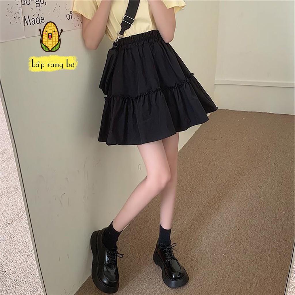 CHÂN VÁY XÒE 2 TẦNG CHO NỮ