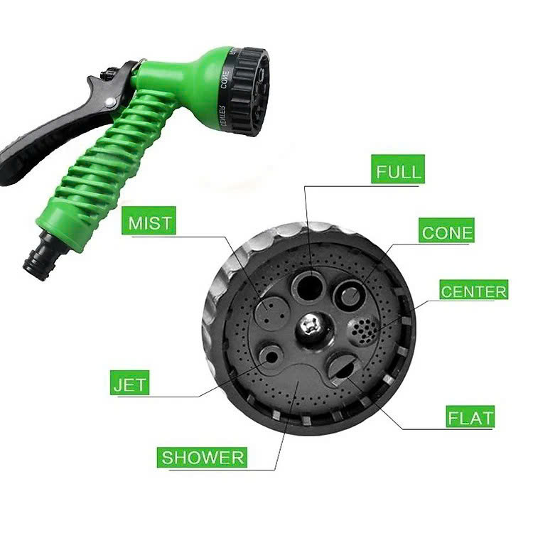 Đầu Vòi Tăng Áp Lực Nước 7 Chế Độ Rửa Xe , Tưới Cây Sân Vườn .. - Giao Màu Ngẫu Nhiên