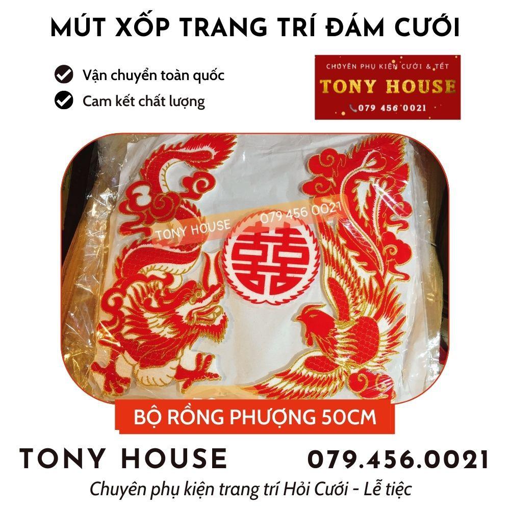 Chữ song hỷ mút xốp trang trí đám cưới - TONY HOUSE