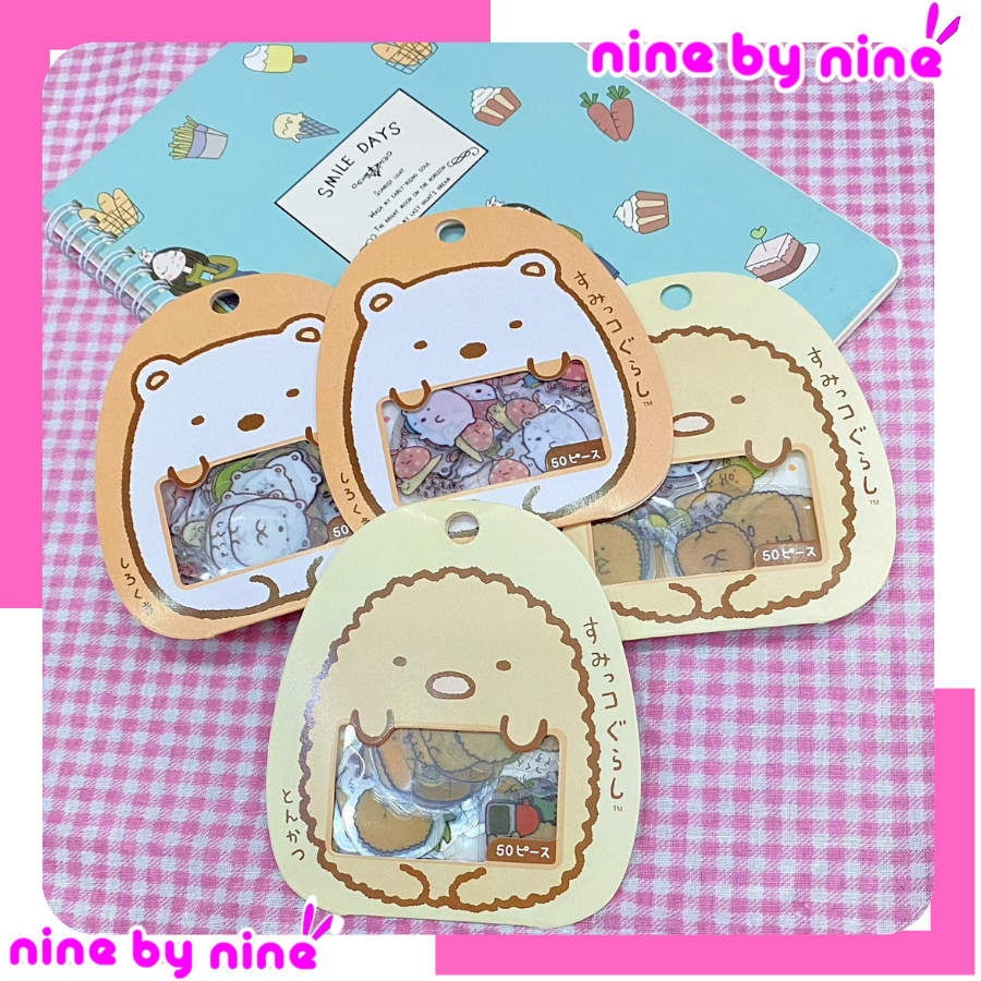Sticker túi trang trí sổ dễ thương