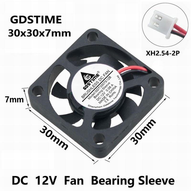 1 Pieces Gdstime DC 11v 30x30x7mm 3007 Sleeve 3cm Silent Micro Laptop Cooling Cooler Fan 30mm x 7mm 1Pin 1.14