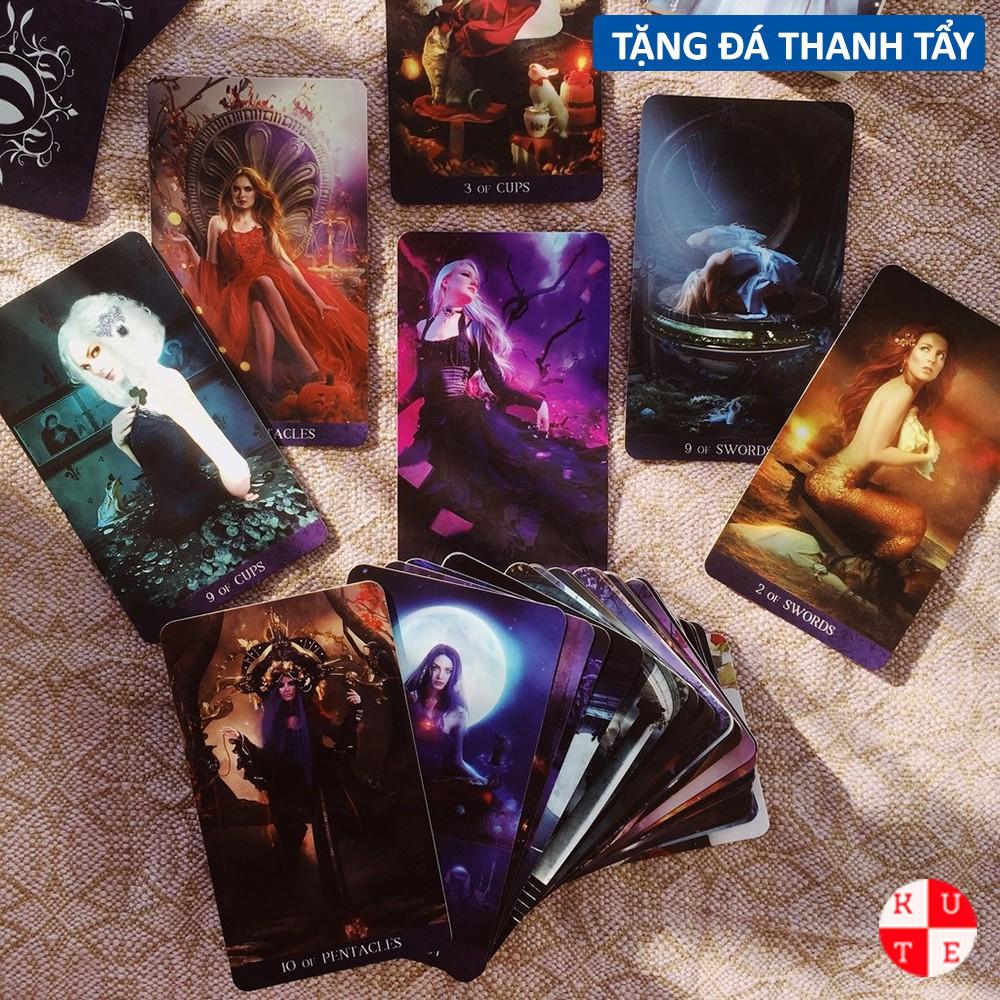 Bài Tarot De La Nuit 78 Lá Bài Tặng File Tiếng Anh Và Đá Thanh Tẩy