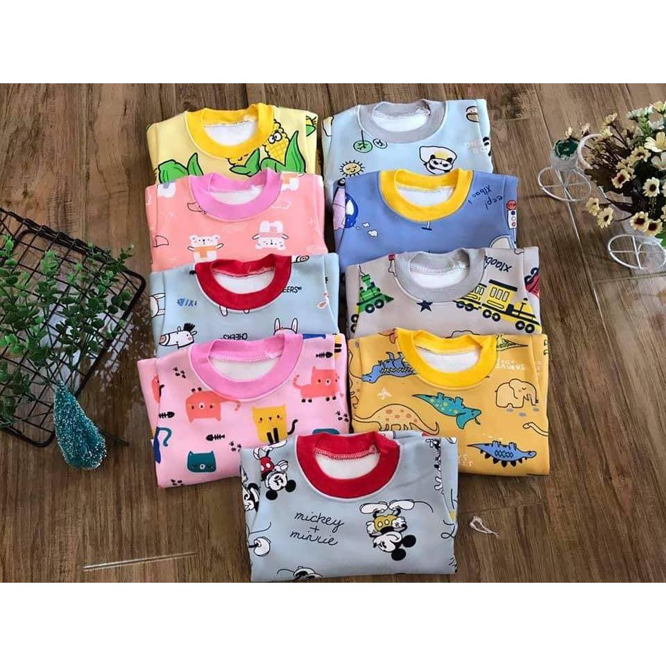BỘ NỈ BÔNG CỔ CAO SIÊU ẤM CHO BÉ