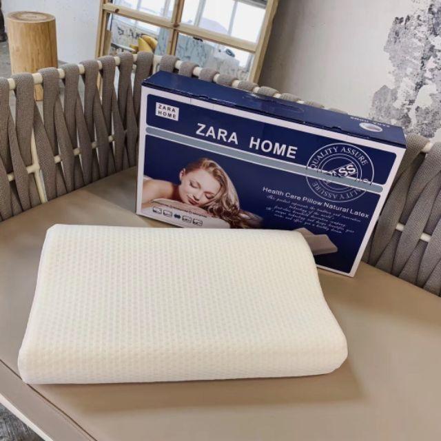 Gối cao su non có hộp Zara Home cao cấp siêu mềm (Full Box)-MẪU MỚI 2019