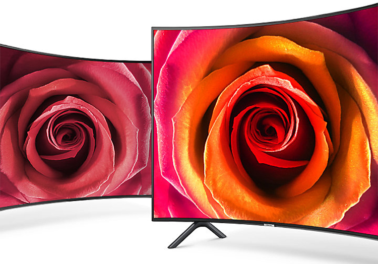 Smart Tivi Màn Hình Cong Samsung 55 inch UHD 4K UA55NU7300KXXV - Hàng Chính Hãng