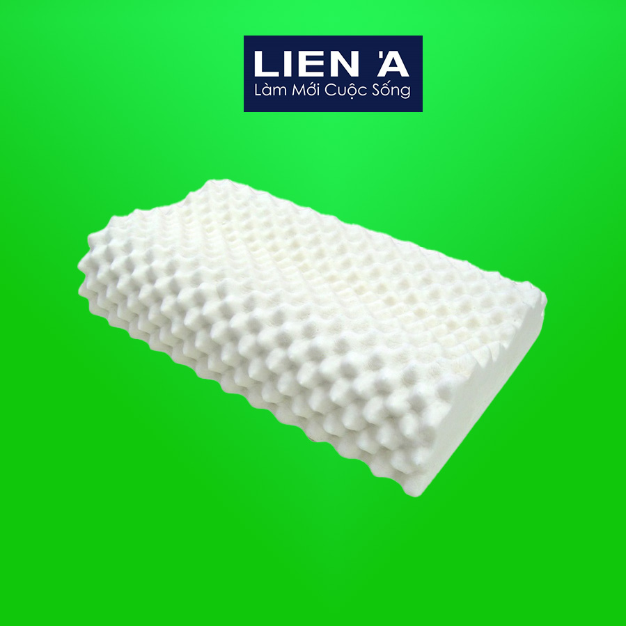 Gối Cao Su Massage Liên Á Convoluted 38x60x12cm -Cao Su Thiên Nhiên 100%