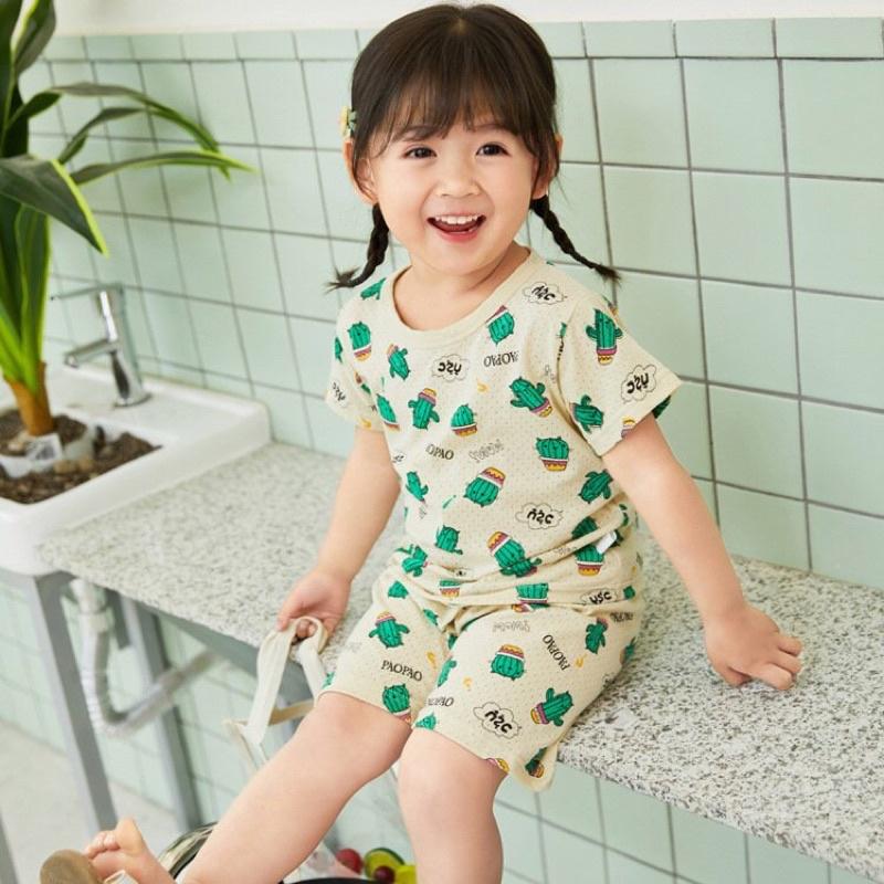 BT24 Size90-150(9-35kg) Bộ thun hè bé-vải thông hơi Hàn quốc 100% cotton xịn Quần áo trẻ em