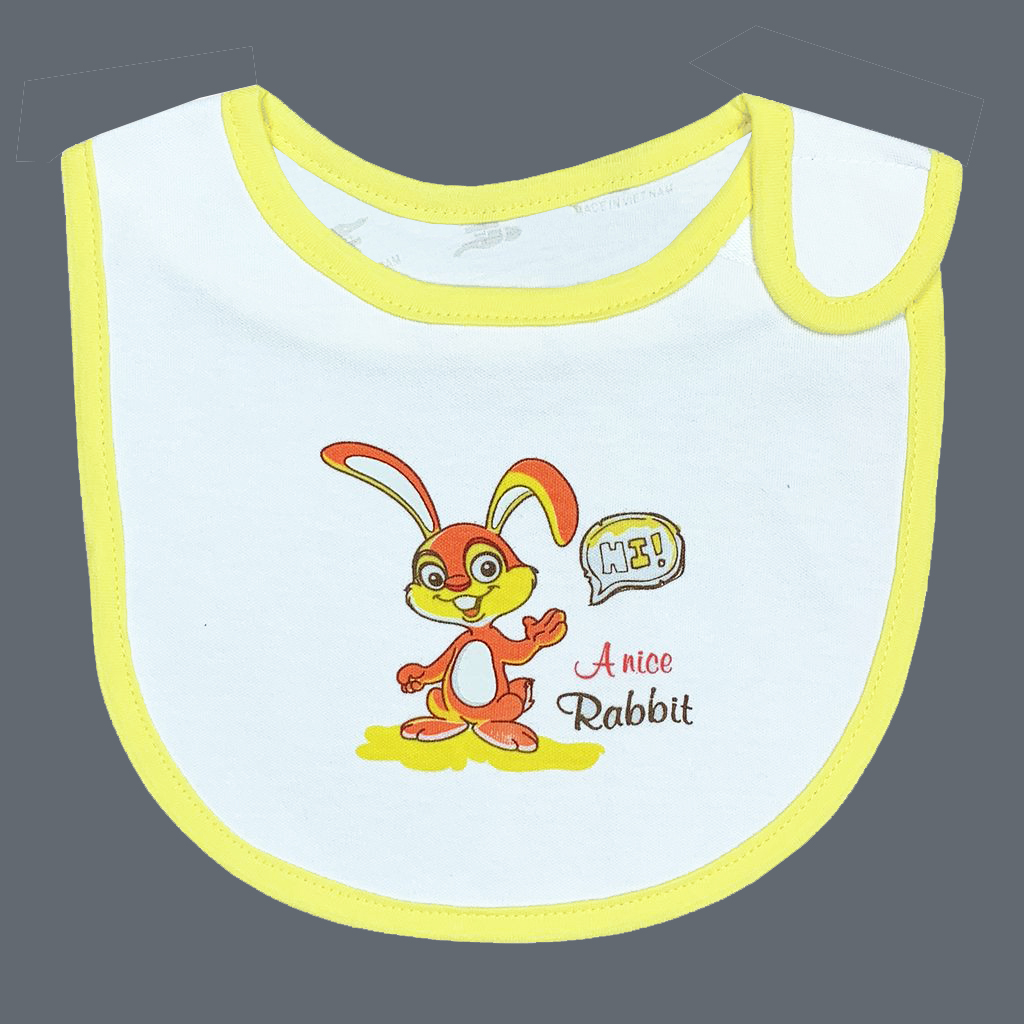 SET 2 YẾM DÁN COTTON ĂN DẶM CHO BÉ - GIAO MÀU NGẪU NHIÊN