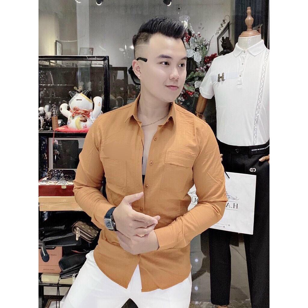 ÁO SƠ MI NAM TAY DÀI SIÊU ĐẸP , NGẦU , CHẤT CHO ANH EM KME FASHION