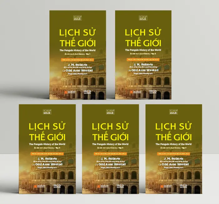 Sách IRED Books - Lịch Sử Thế Giới (The Penguin History of the World) - J. M. Roberts và Odd Arne Westad