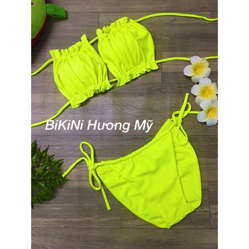 Bikini 2 mảnh kiểu dáng vuông diện mùa hè