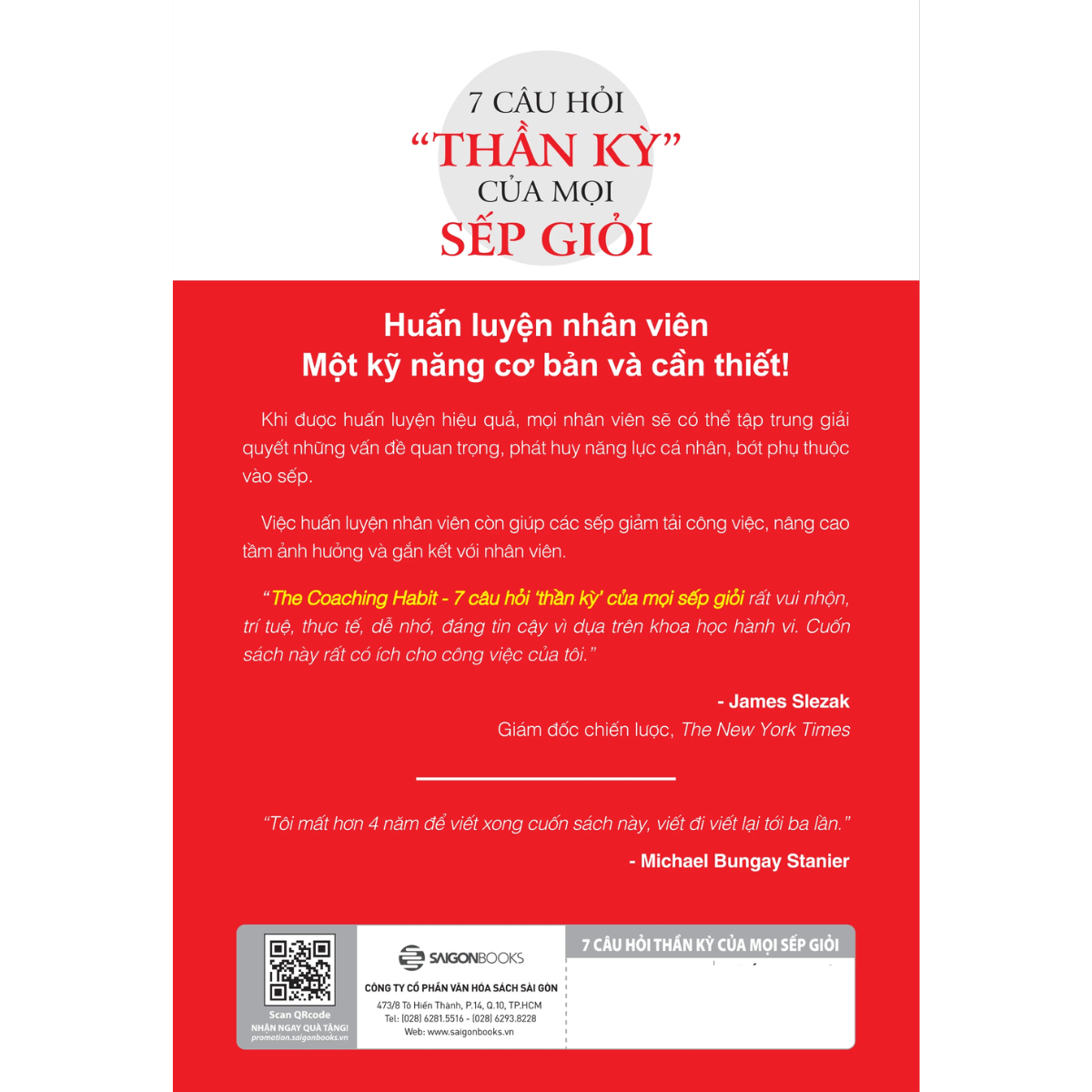 Sách - 7 Câu Hỏi "Thần Kỳ" Của Mọi Sếp Giỏi - Michael Bungay Stanier