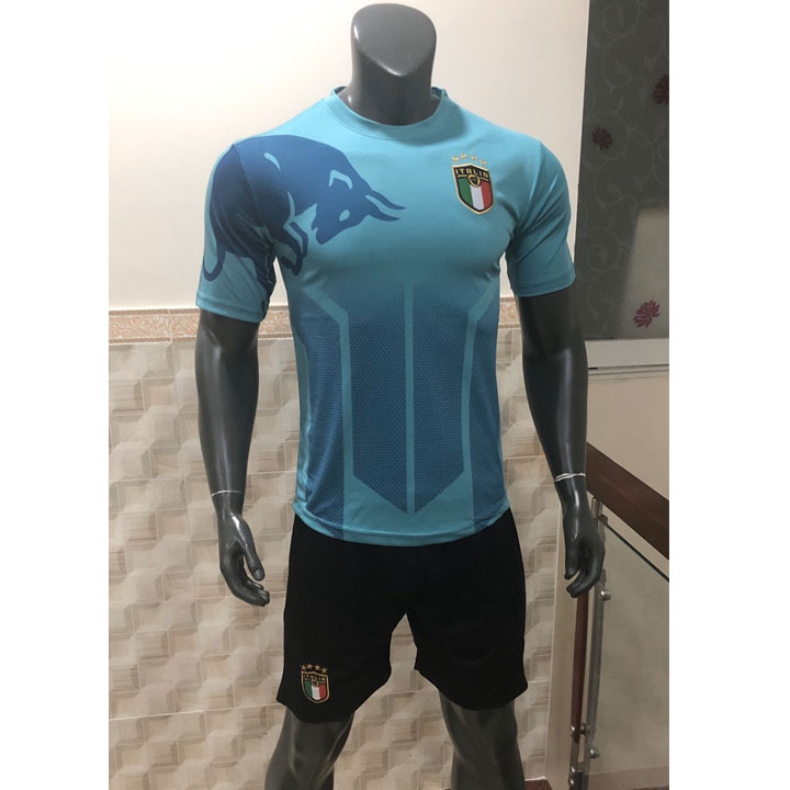 Quần Áo Thể Thao Đá Banh Tuyển Italia Fan HD Mới Nhất - Áo Bóng Đá Thun Lạnh Cao Cấp 2020