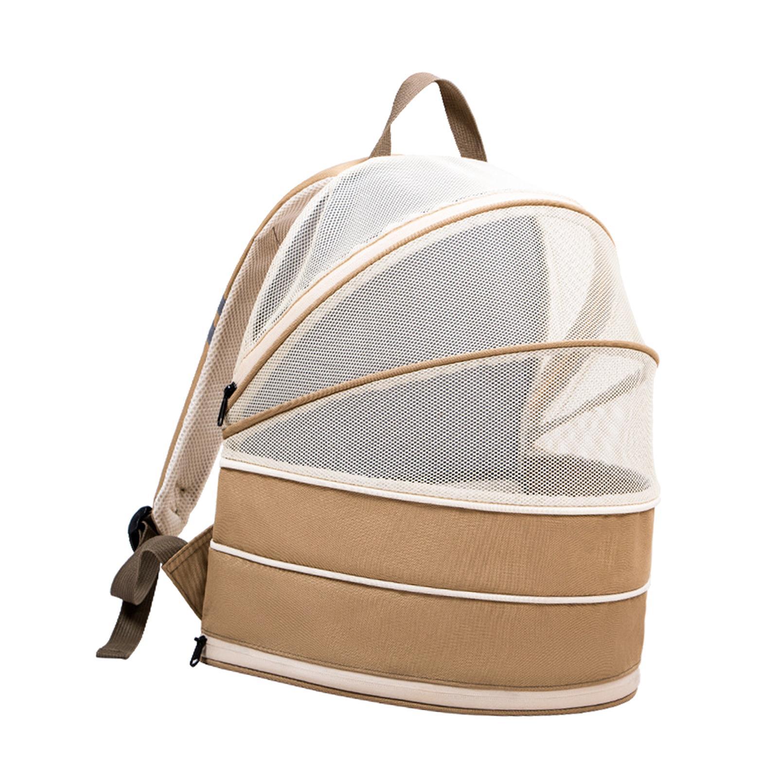 Pet Carrier Backpack Dog Cats Breathable Hiking Foldable Durable Travel Bag