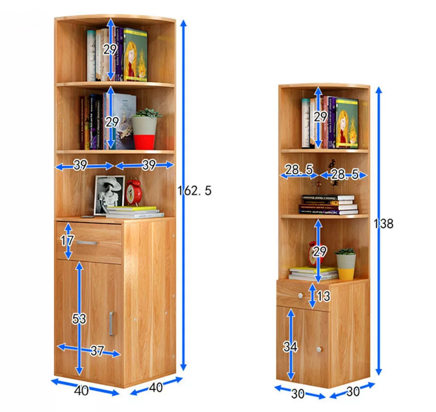 Kệ Sách Thiết Kế Kiểu Dáng Độc Đáo, Tủ Sách Gỗ Công Nghiệp Cao Cấp Tiện Lợi KS-69