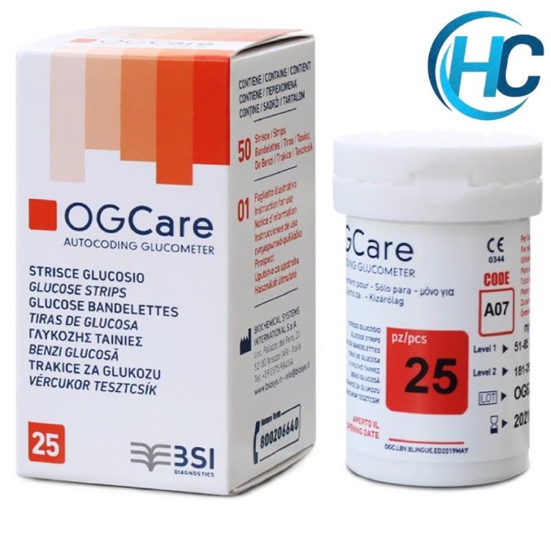 Que thử đường huyết OGcare (25 - 50 que)