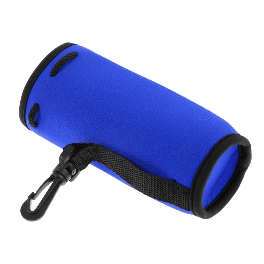 2x Neoprene Sport Water Bottle Holder Sleeve for Camping Hiking Backpacking