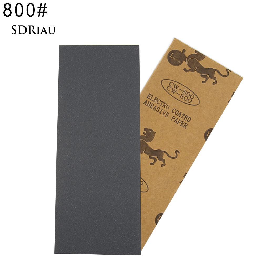 Giấy nhám tấm 400/600/800/1000/1200/1500/2000/2500# grit mài bóng khô ướt tiện dụng