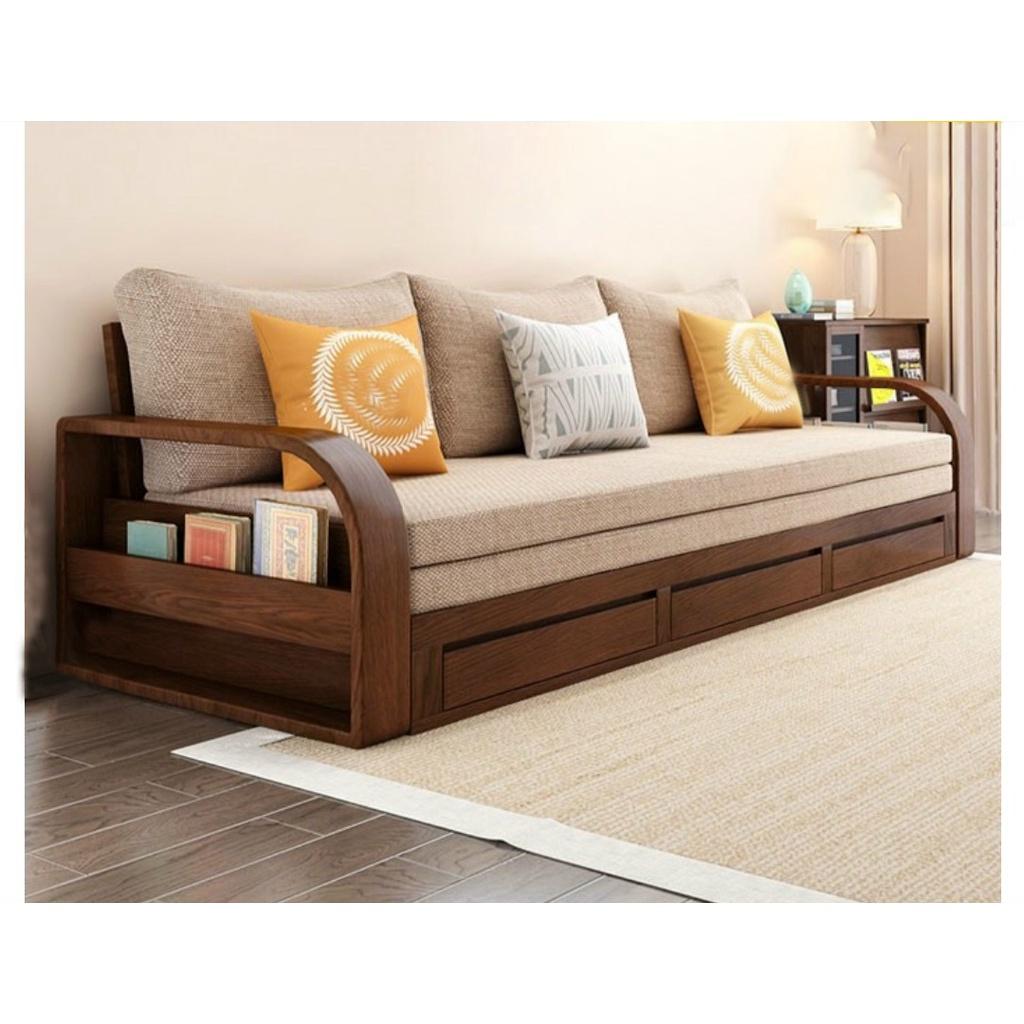 Ghế sofa giường thông minh gỗ sồi giá tốt SF2T1