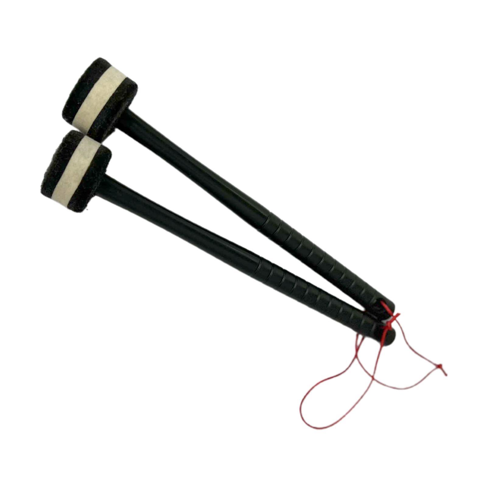 2 Pieces Drum Mallet Felt Mallet for Gong Woodblock Drum Bells