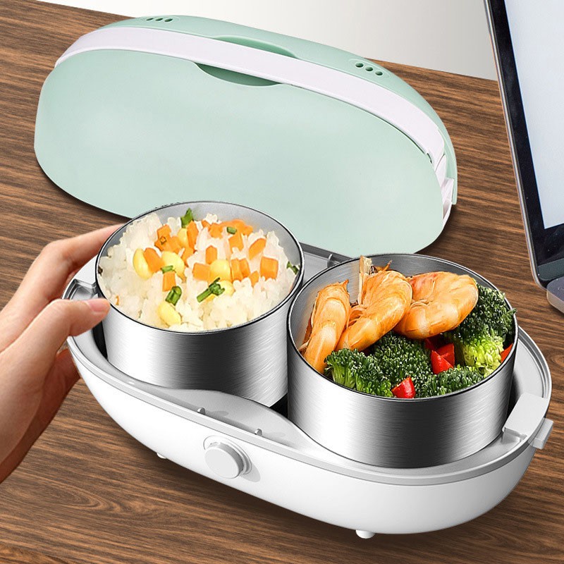 Hộp Cơm Cắm Điện - Nồi Cơm Điện Mini Văn Phòng Hâm Nóng Thức Ăn