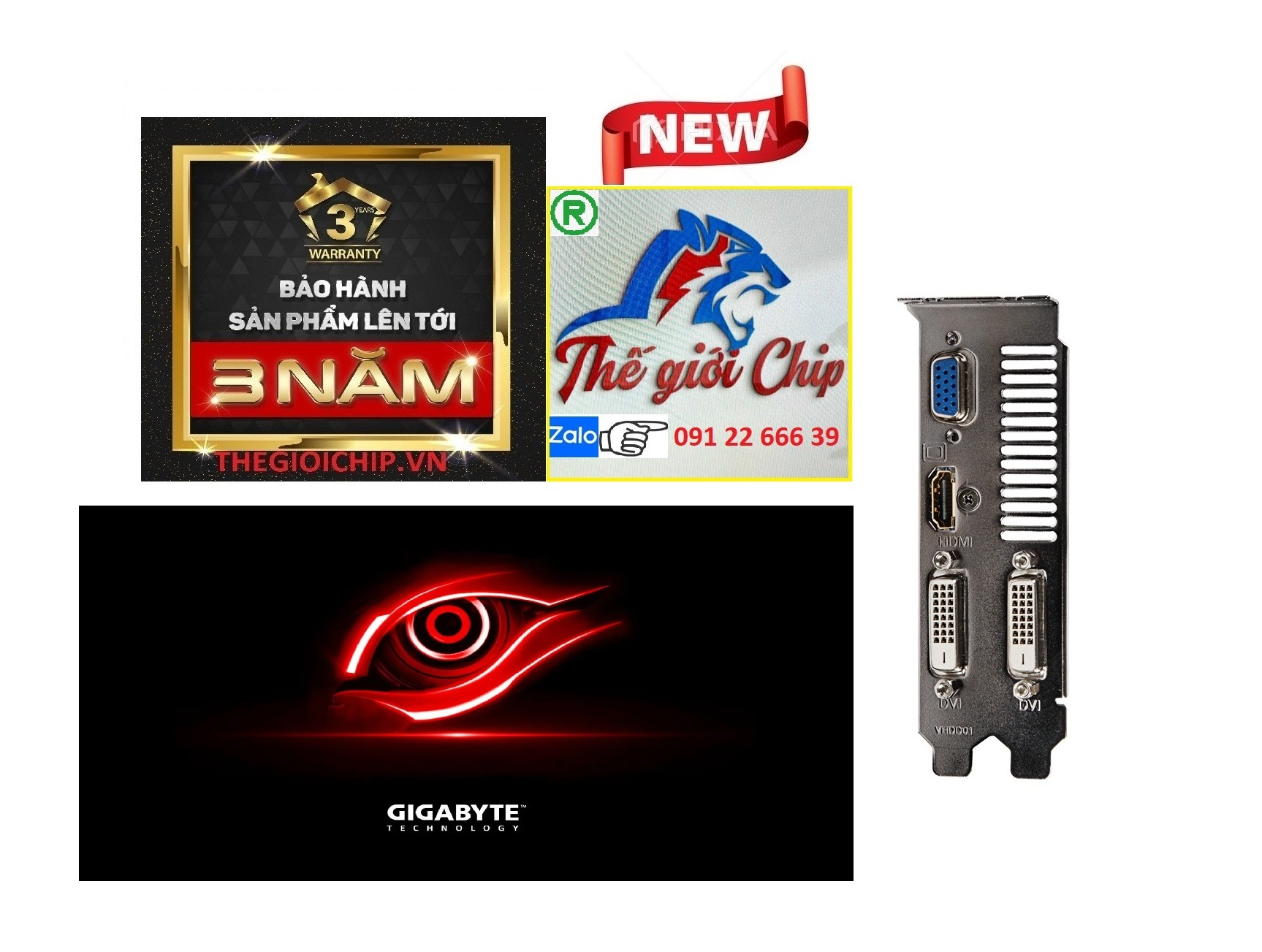 VGA GIGABYTE GV-N650 OC 1GI/D5 - HÀNG CHÍNH HÃNG