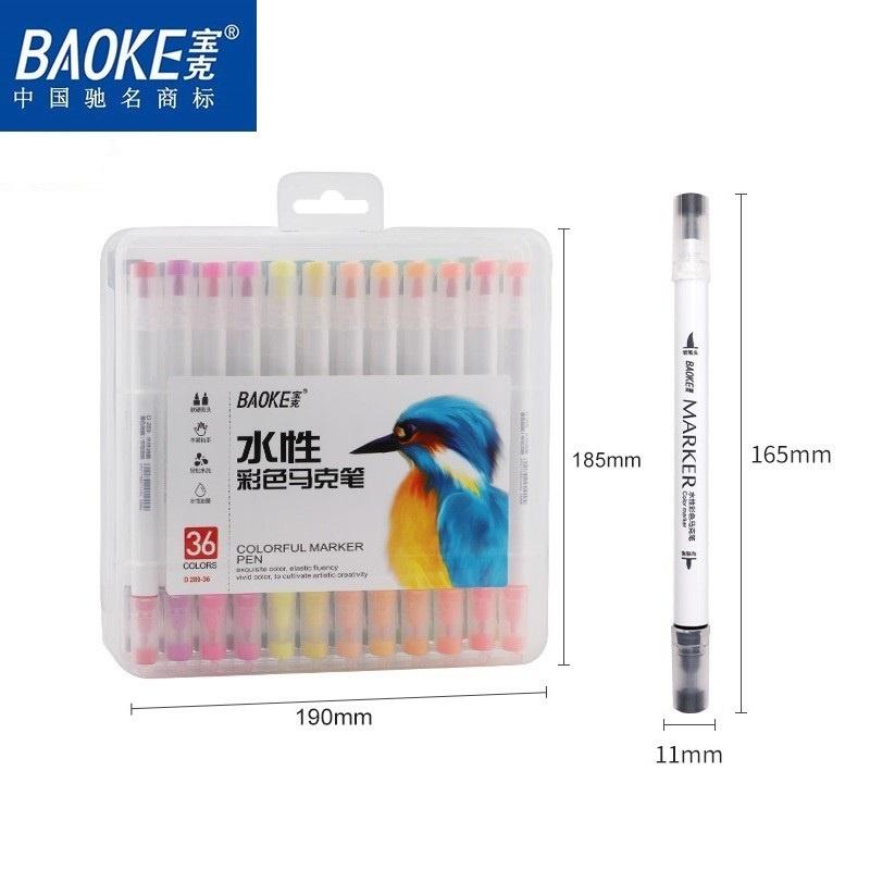 Bút lông hai đầu Marker Baoke - D289 