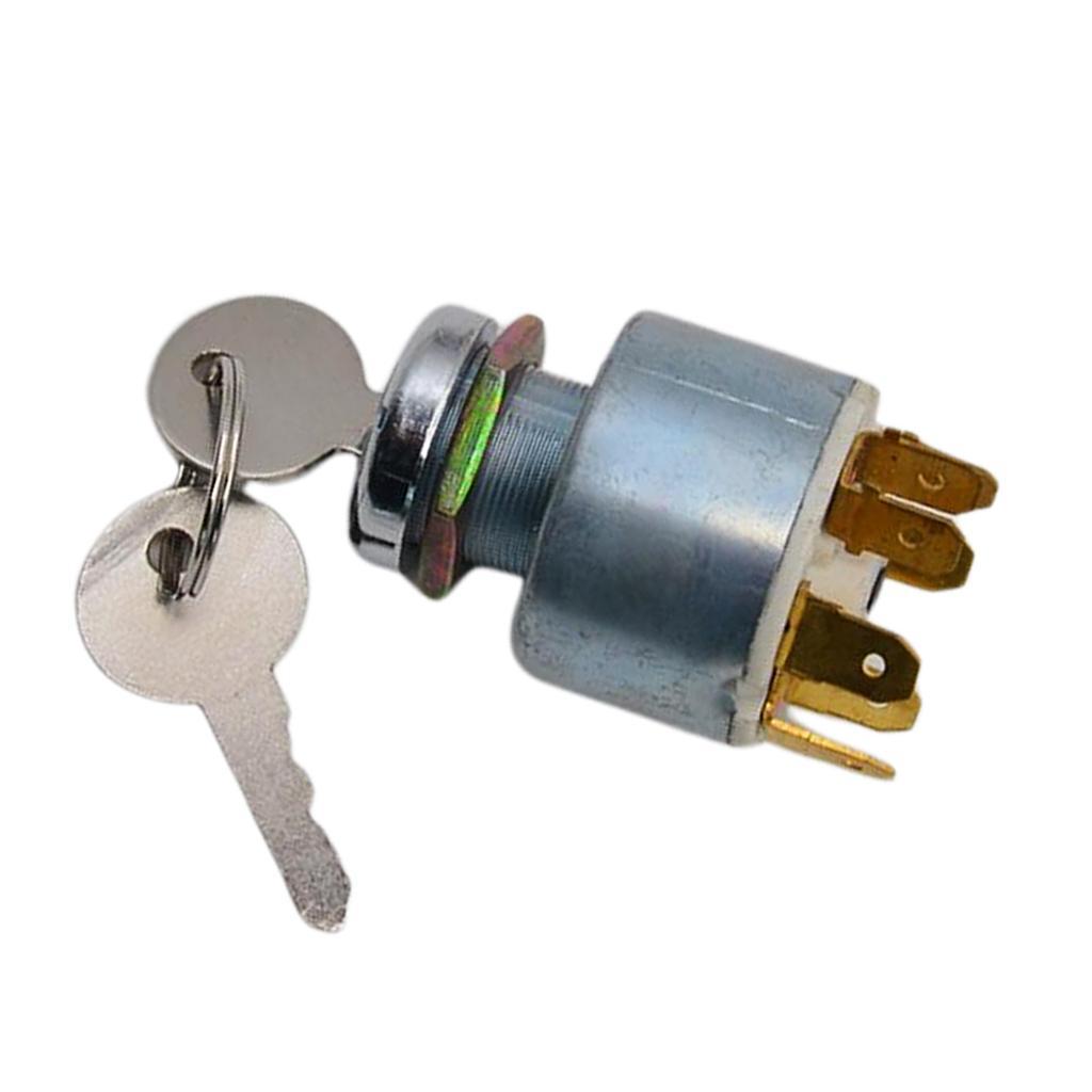 5Pcs Universal Ignition Barrel Key Switch Boat Car Bikes Kit Waterproof
