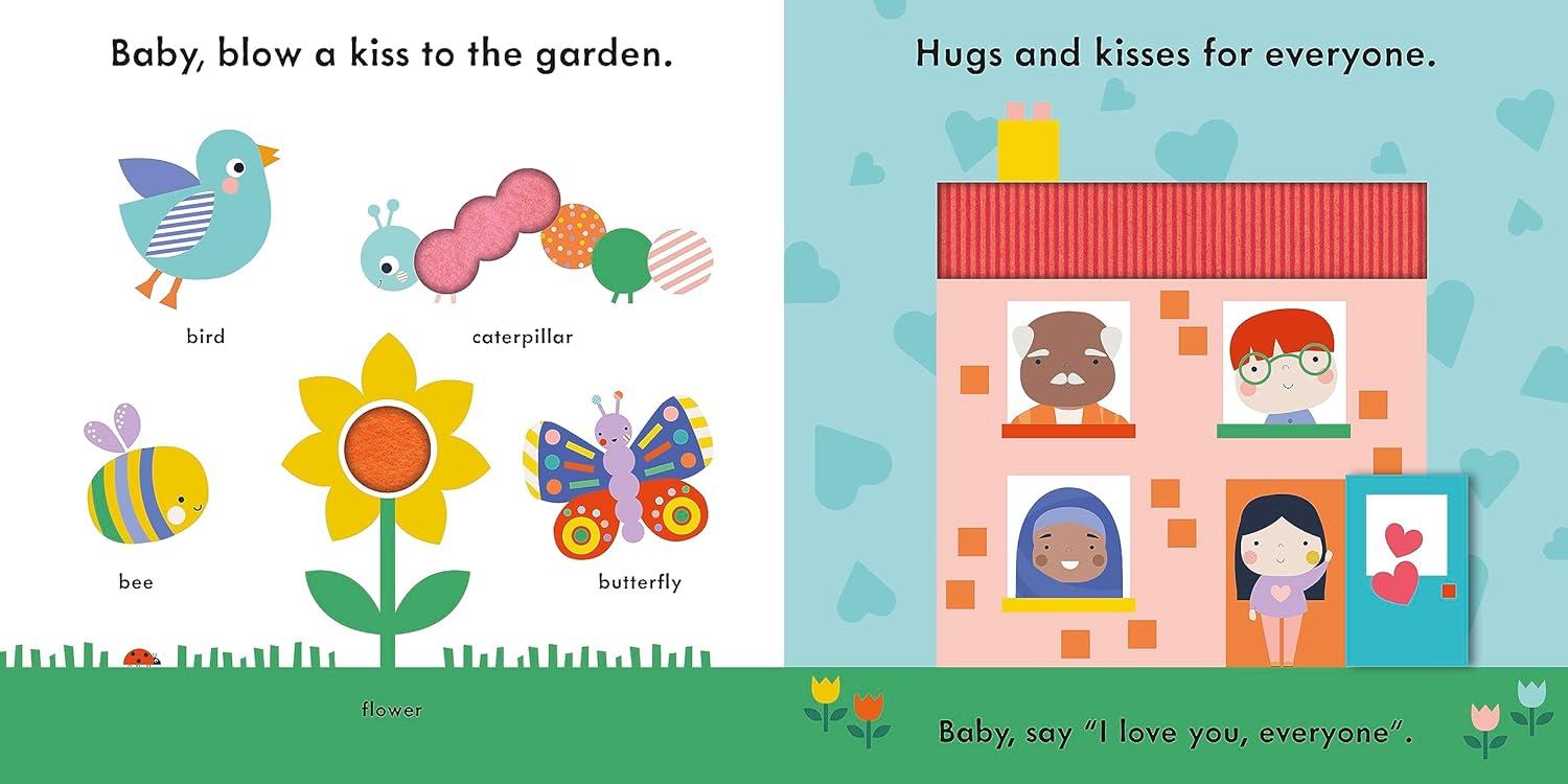 Sách ngoại văn: Baby Touch - Hugs And Kisses