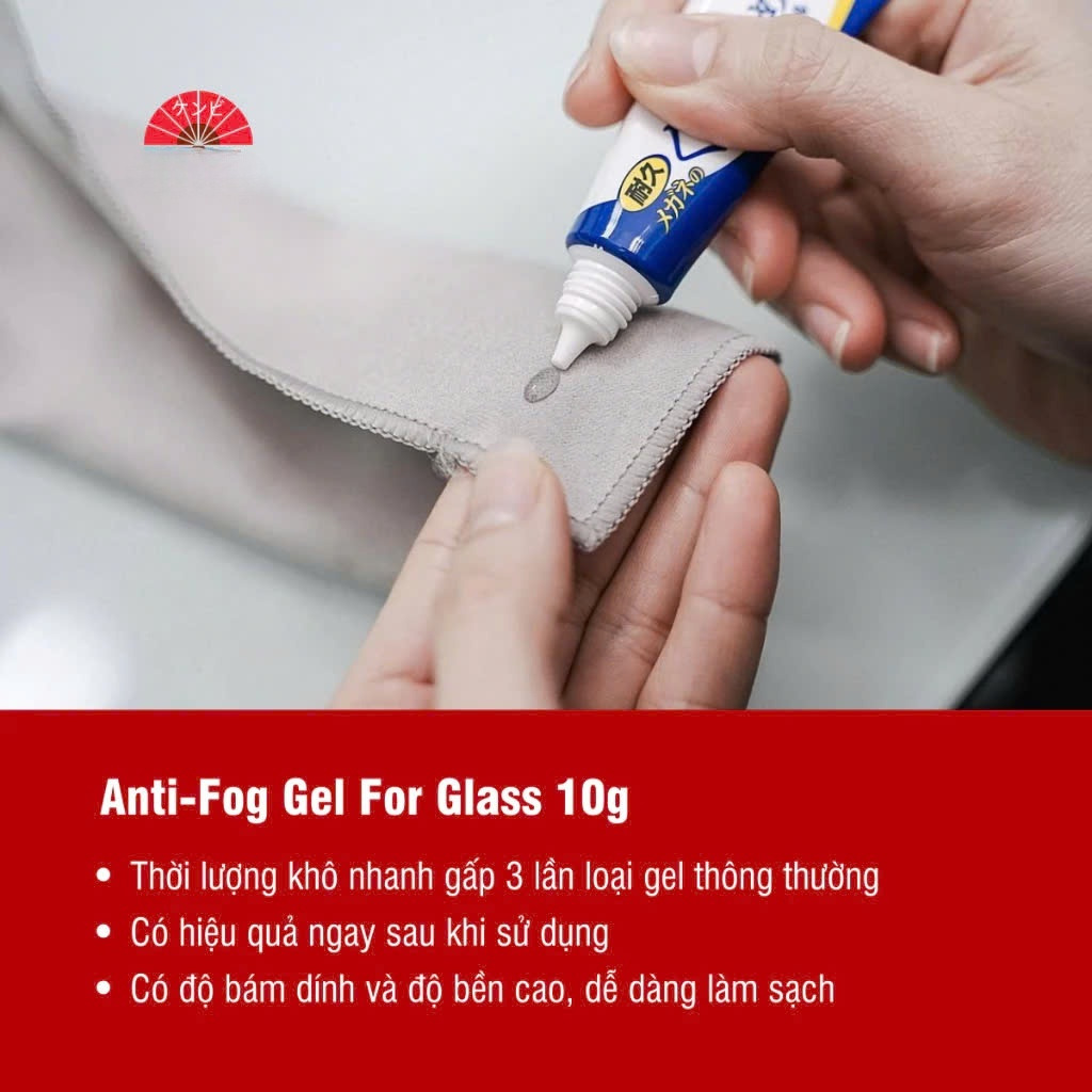 Gel chống bám hơi nước, chống mờ mắt kính  lau kính Nano chống mờ sương, sạch bụi bẩn và dấu vân tay, Công nghệ Nhật Bản