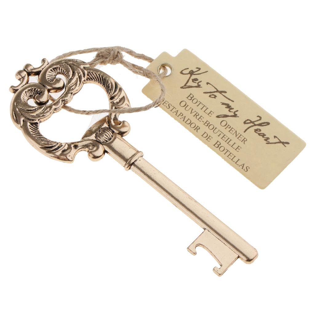 Key Design Skeleton Key Beer Bottle Opener Wedding Party Gift Favor