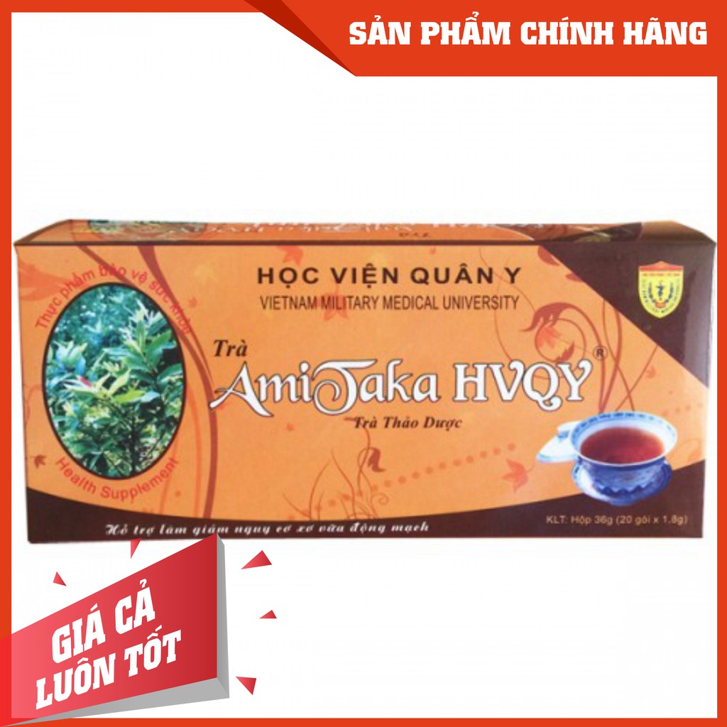 15 hộp trà Amitaka Học viện quân y