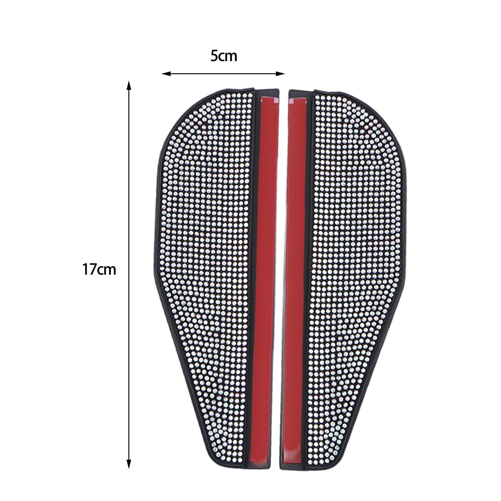 2x Universal Car Side Mirror Rain  Eyebrow Guard Accessories Protective Covers Sun Visor