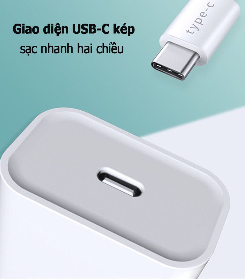 Cóc sạc nhanh chuẩn 20W - Cho iphone 11/ 12/ 12 Pro/ 12 Pro max