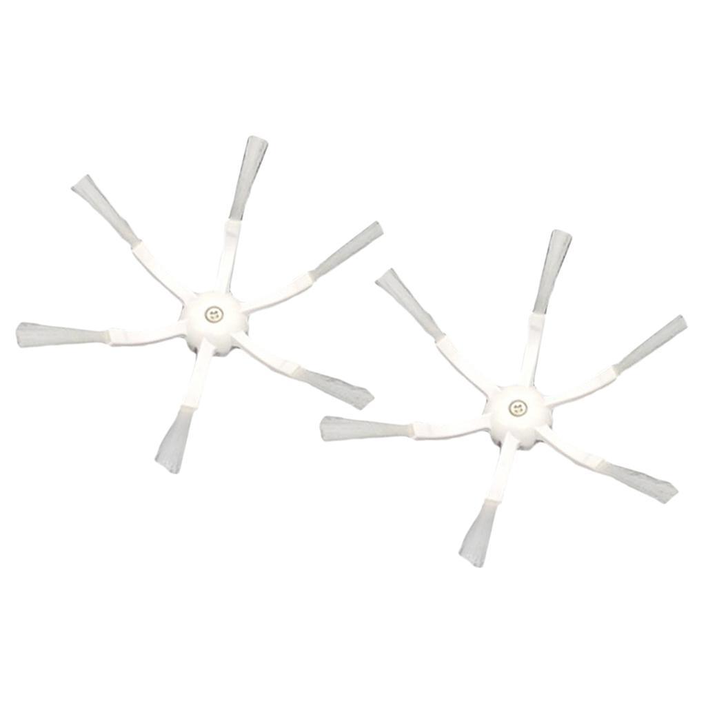 4 Pcs 6-Armed Side Brush Replacement Spare Part Robotic Vacuum Cleaner Accs