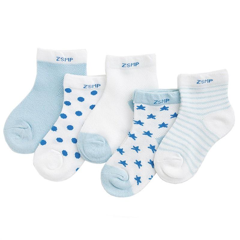 Set 5 đôi tất cao cổ cho bé từ 0-12 tuổi, tất cao cấp cho bé