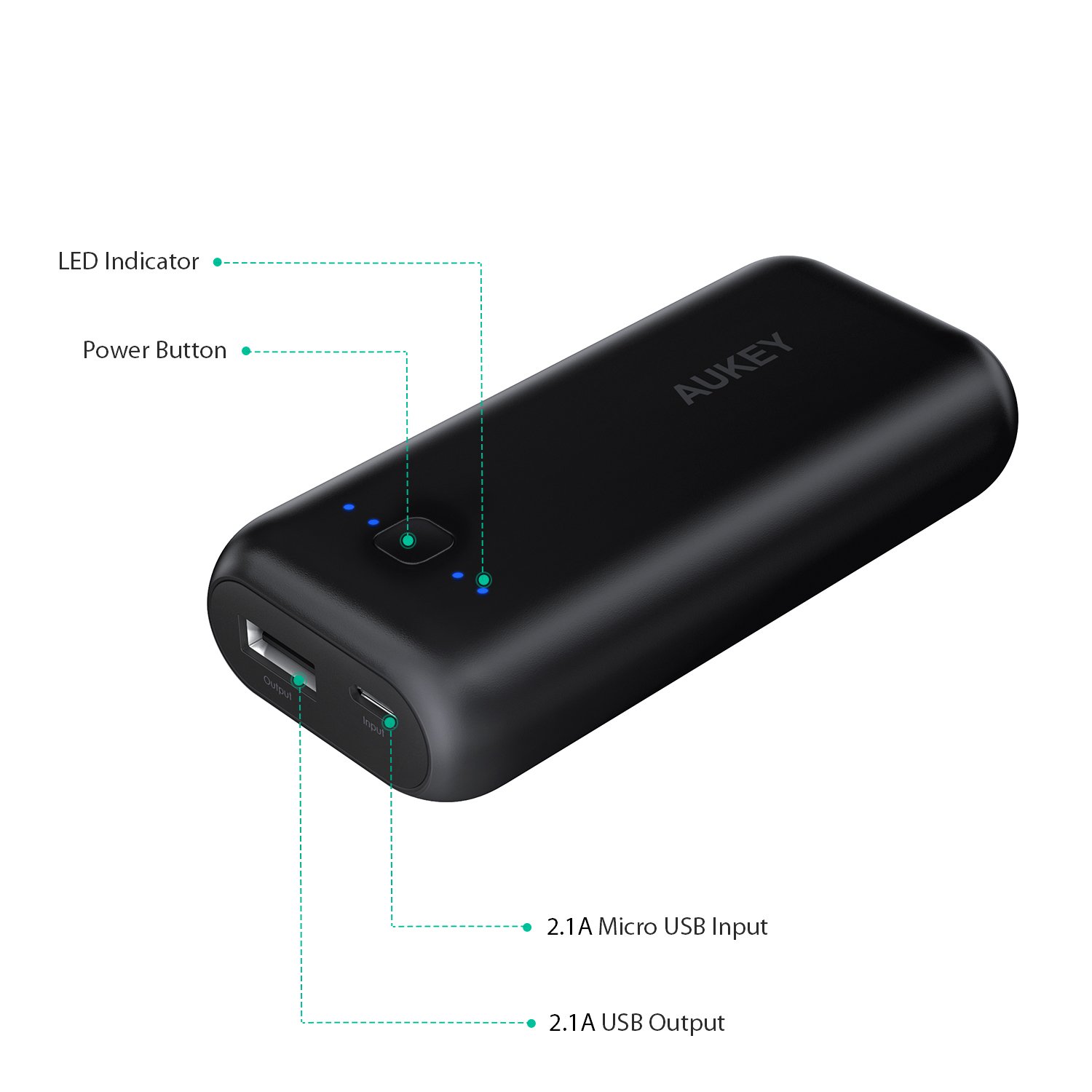 Pin Sạc Dự Phòng Aukey PB-N41 5000mAh - Hàng Chính Hãng