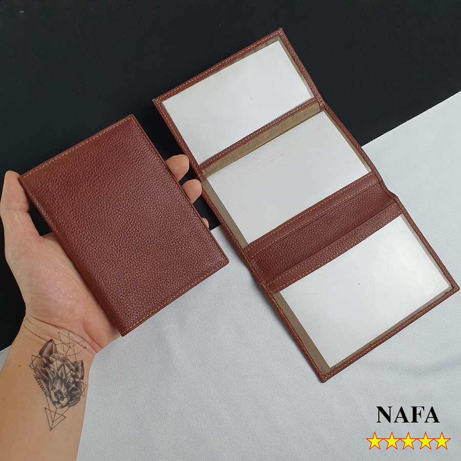 Ví đựng hộ chiếu da Togo cao cấp NAFA WL108 thời trang chính hãng sang trọng - BH 3 năm