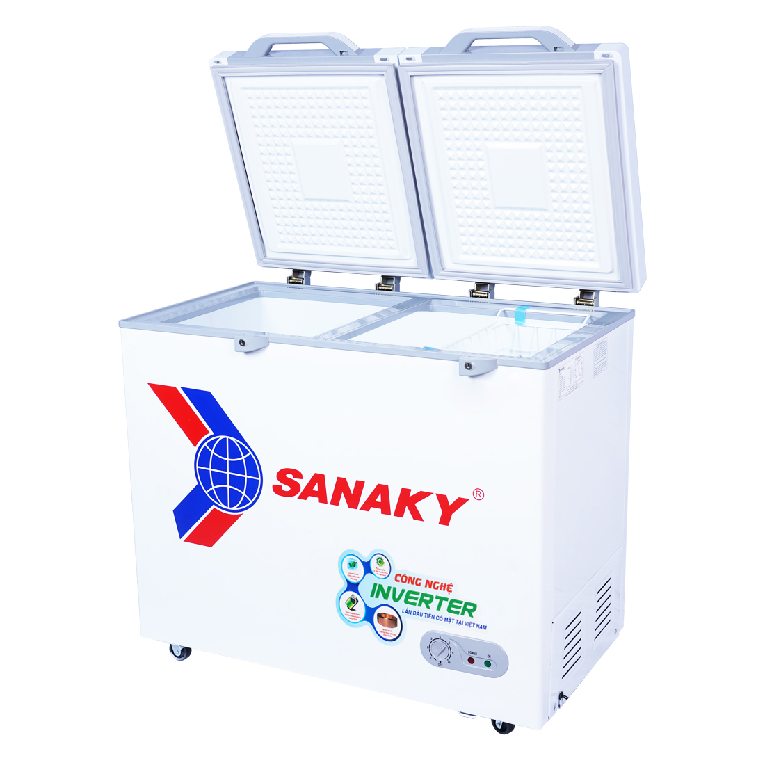 TỦ ĐÔNG SANAKY INVERTER 210 LÍT VH-2599A4K ĐỒNG (R600A) (KÍNH CƯỜNG LỰC) - HÀNG CHÍNH HÃNG