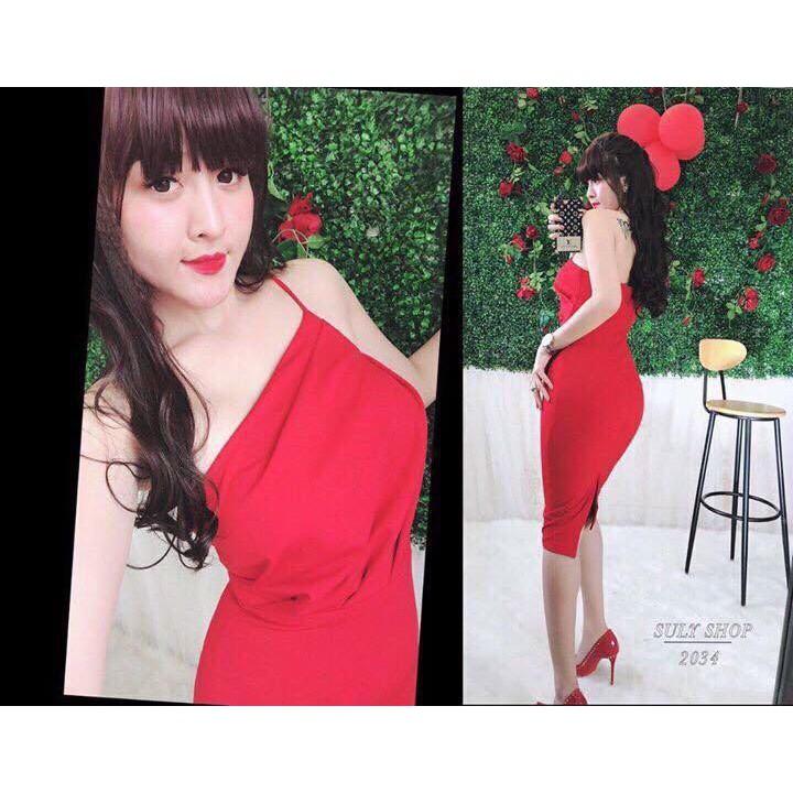 Đầm body lệch vai gợi cảm