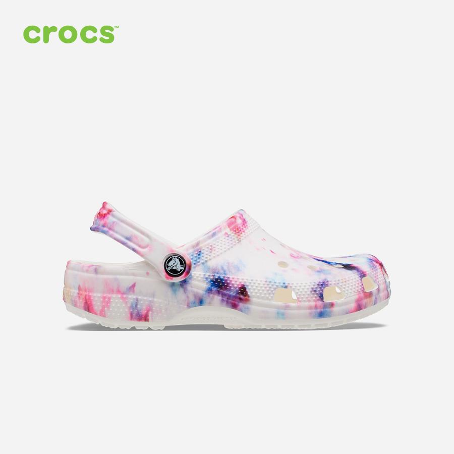 Giày nhựa unisex Crocs Classic Clog Tie Dye Graphic - 205453-6TS
