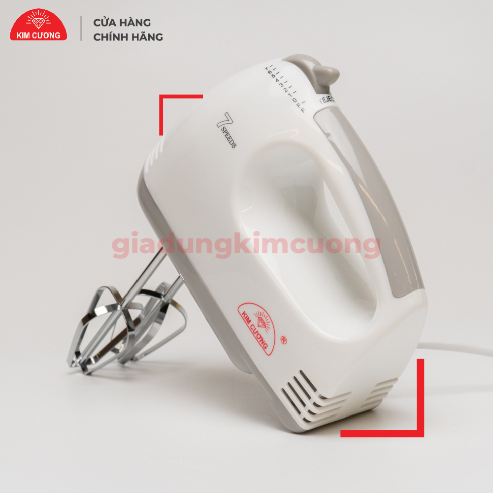 Máy Đánh Trứng Cầm Tay Kim Cương Mini 7 Cấp Độ - Hàng Chính Hãng