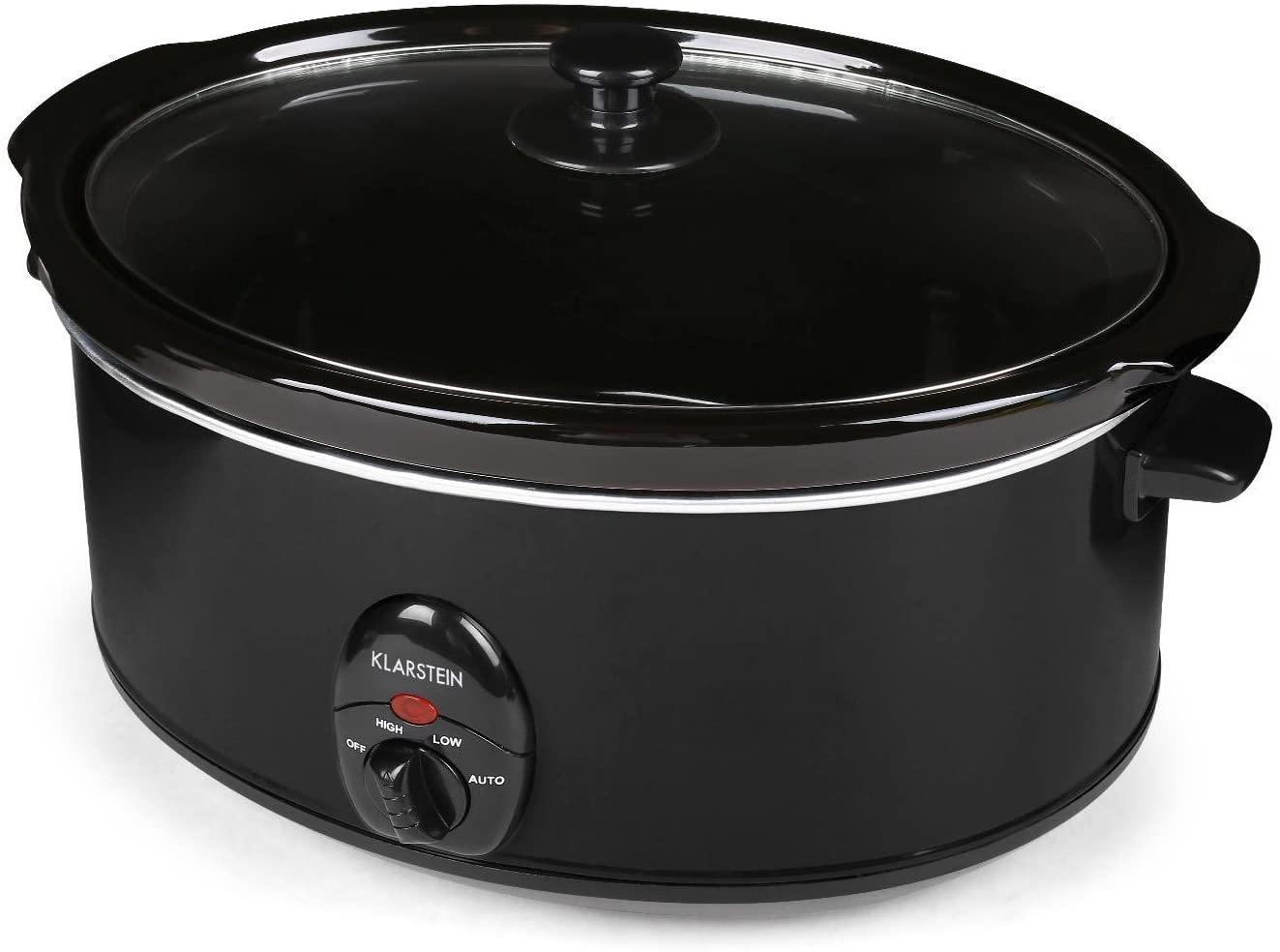 Nồi Nấu Chậm KLARSTEIN Slow Cooker, Nồi Kho Cá, Nồi Ninh Xương, Nồi Nấu Cháo, Dung Tích 6.5.L, Công Suất 300W, Nhập Đức