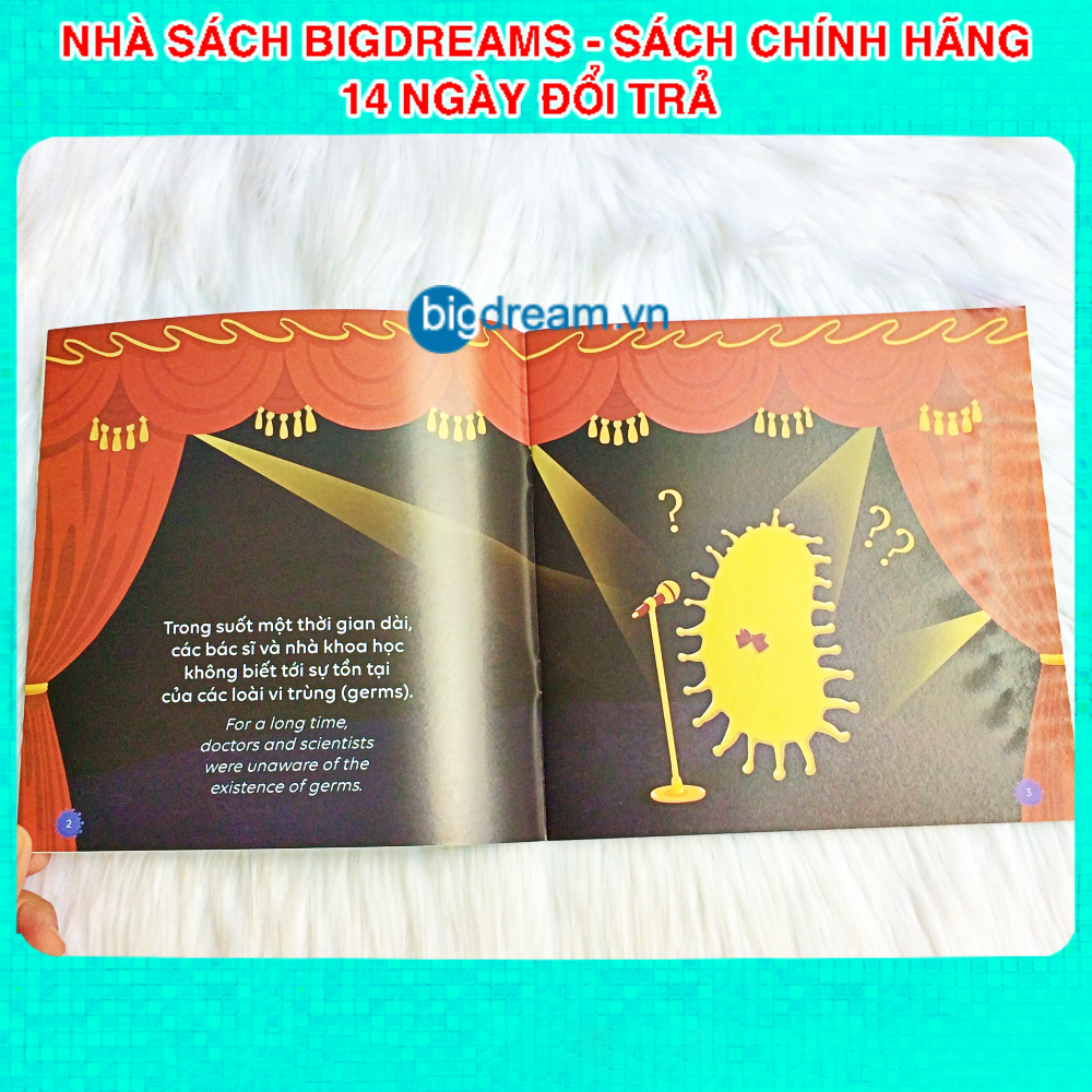 Tại Sao Phải Rửa Tay? - Song Ngữ Kể Chuyện Khoa Học SCI-Tales - Phát triển tư duy cho bé - Truyện kể trước giờ đi ngủ
