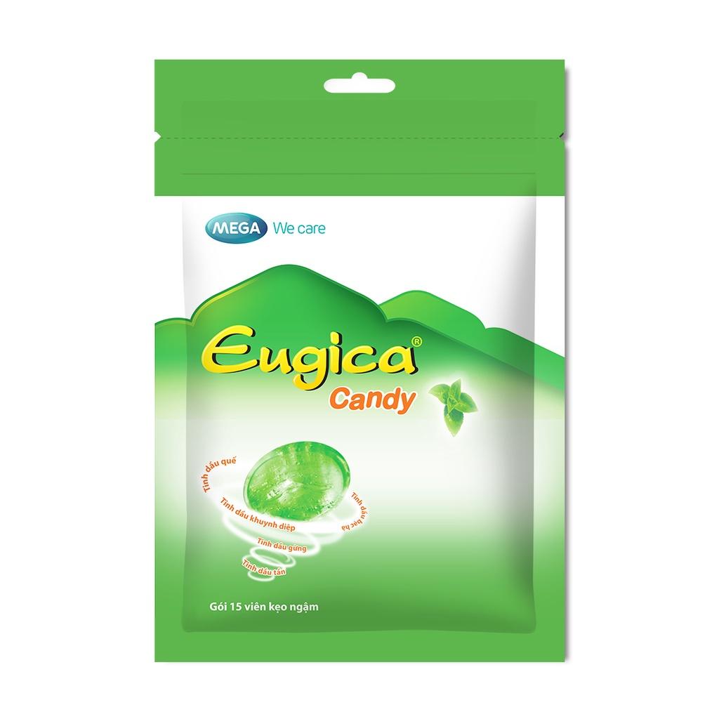 Viên ngậm thảo dược giảm ho, viêm họng, rát cổ Eugica