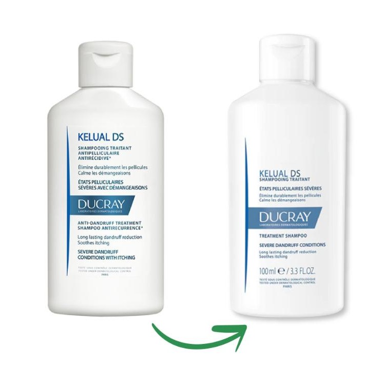 Dầu gội Ducray, hỗ trợ giảm ngứa giảm rụng tóc Ducray Kedual DS Shampooing 125ml